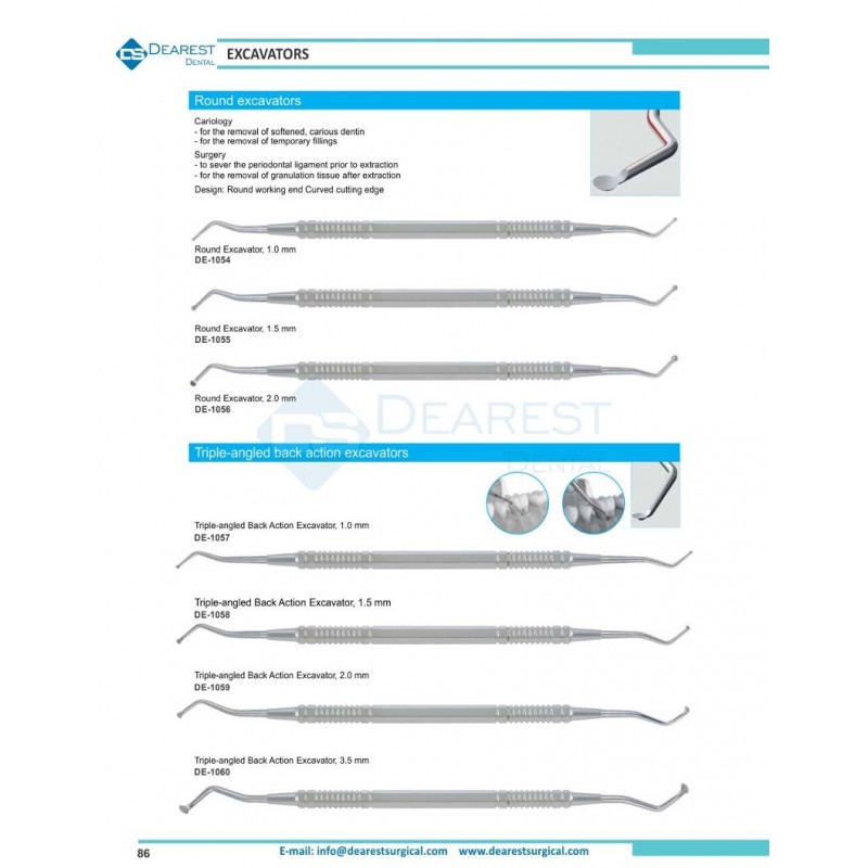 Excavator Instruments