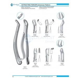 Extracting Forceps American Pattern