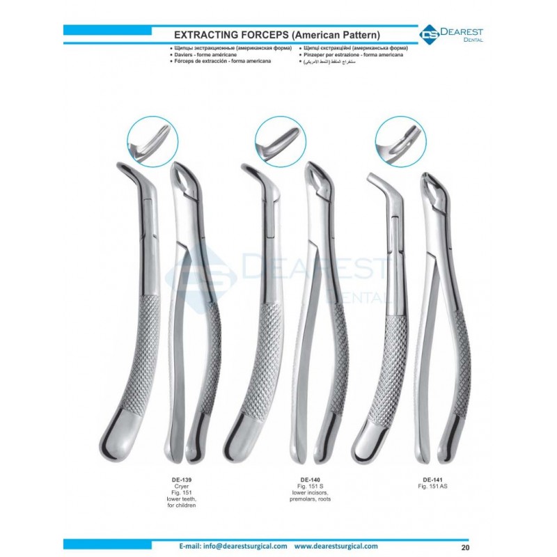 Extracting Forceps American Pattern