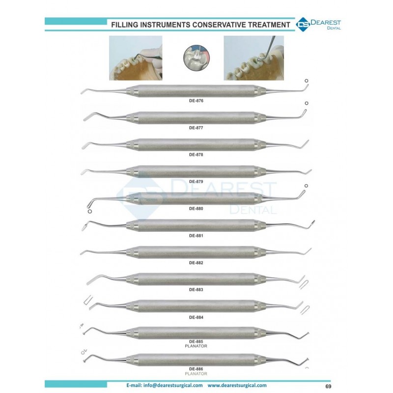 Filling Instruments Conservative Treatment