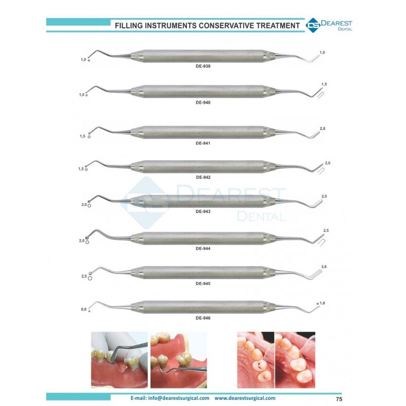 Filling Instruments Conservative Treatment