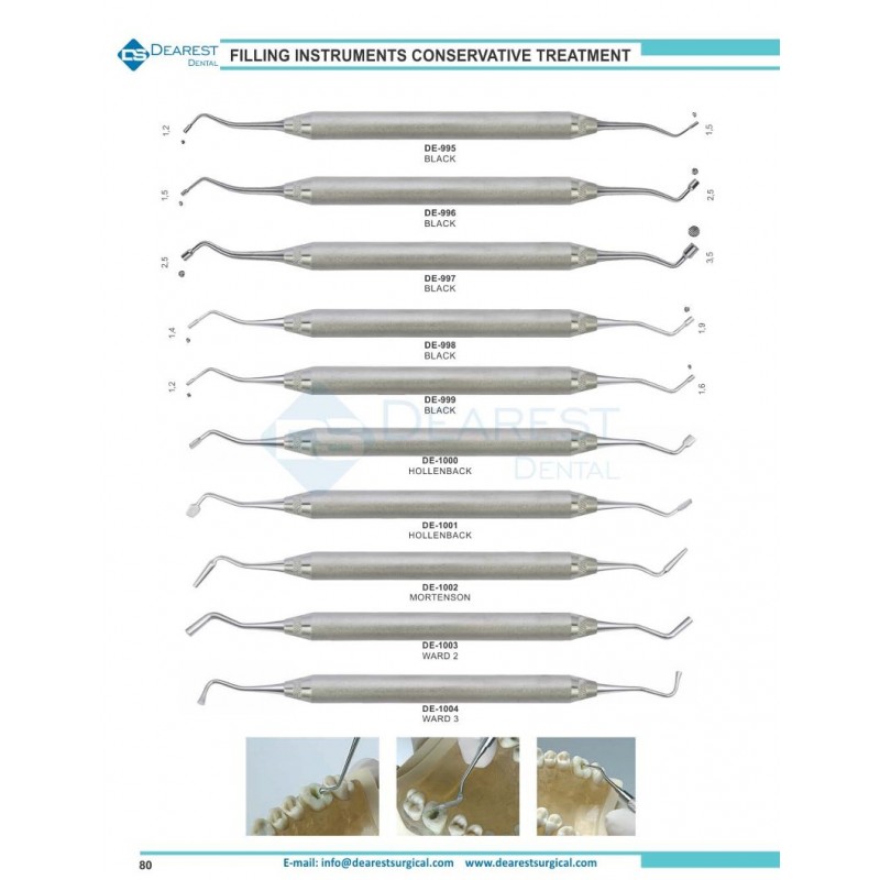 Filling Instruments Conservative Treatment